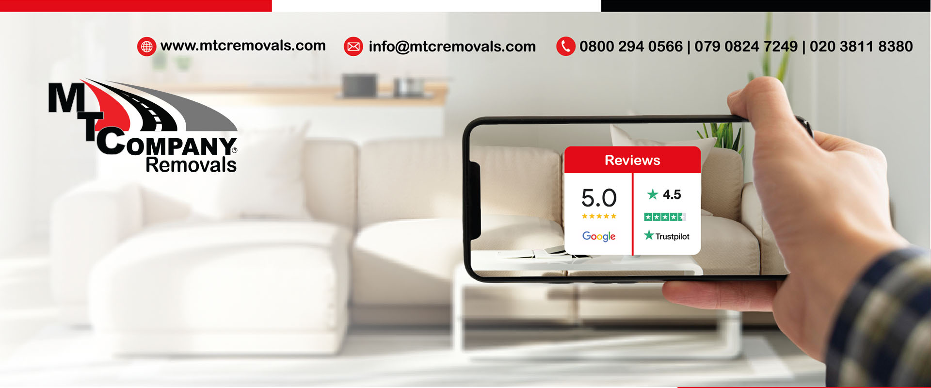 London Removals Company | Best Rates | MTC Removals