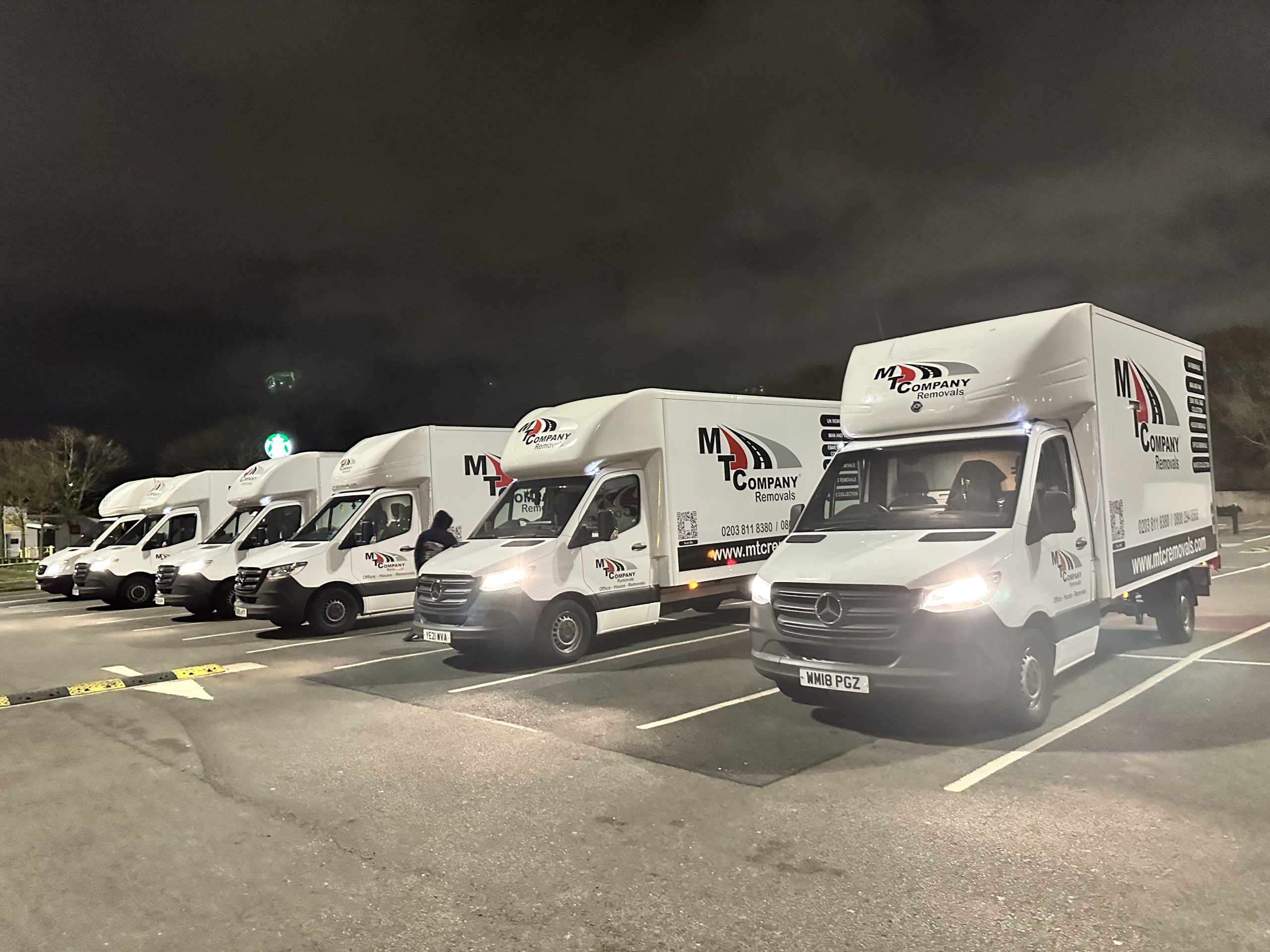 Our Removals Vans Fleet