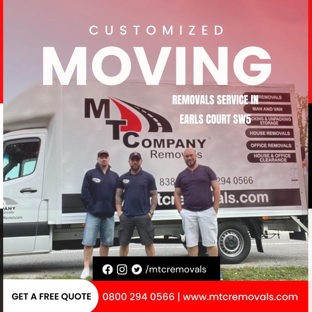 MTC Removals to the rescue! Now we make moving easy in Earls Court, SW5 London and the UK! Are you tired of packing and moving homes and apartments yourself and need a company you can rely on? Look no further because we are the moving experts and the House Removals Earl’s Court SW5 you need!