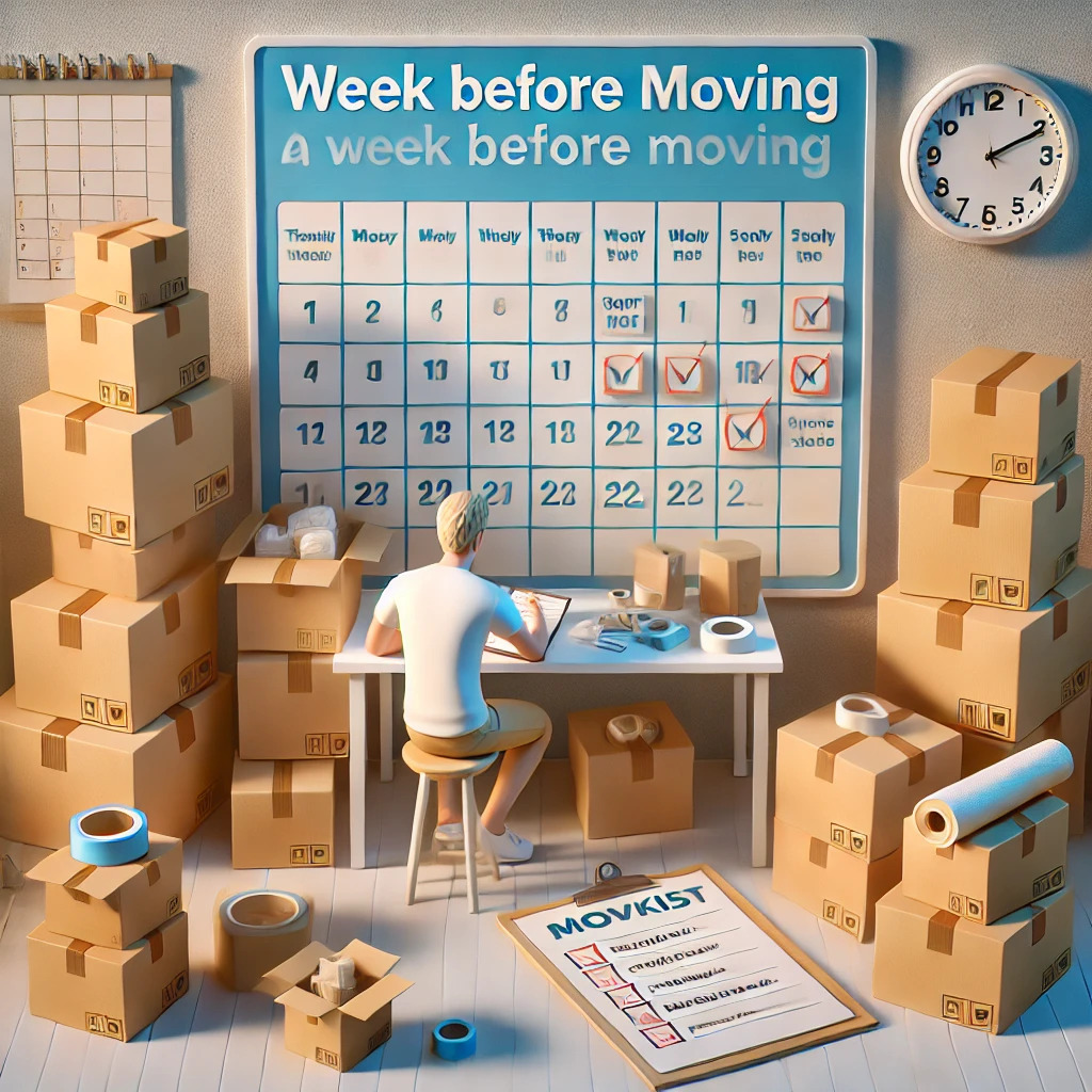 What to Do a Week Before You Move ?